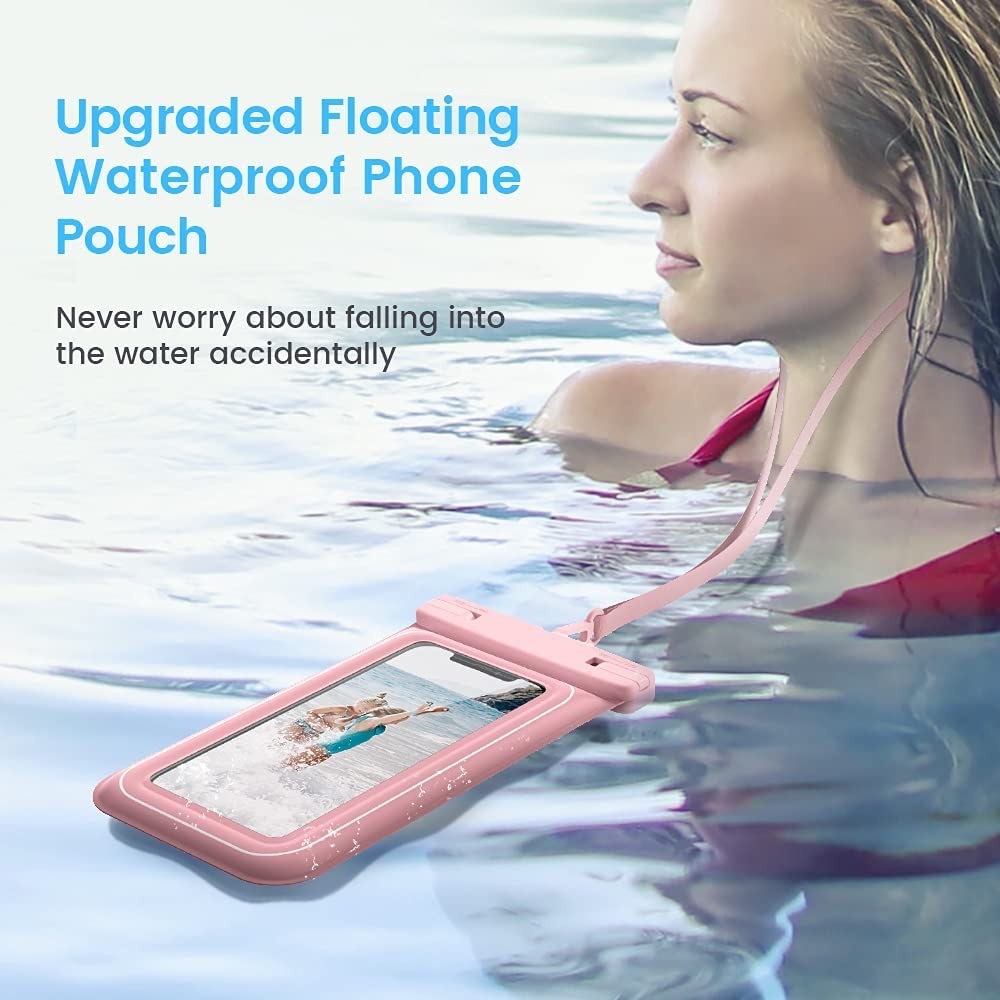 Sponge floating mobile phone waterproof bag