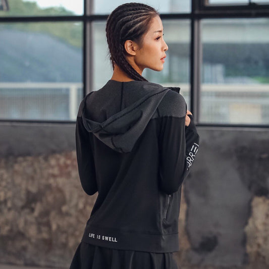 Hooded Women Running Jacket
