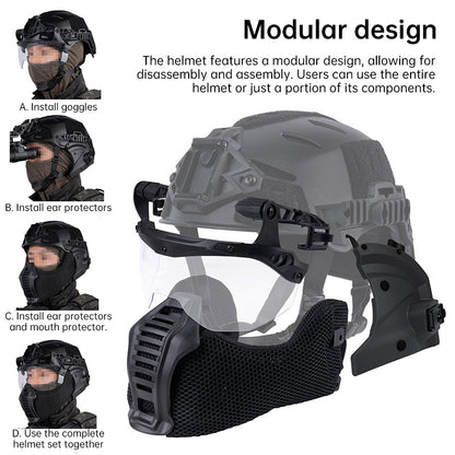 Wendy 3.0 Full Protection Camouflage Helmet