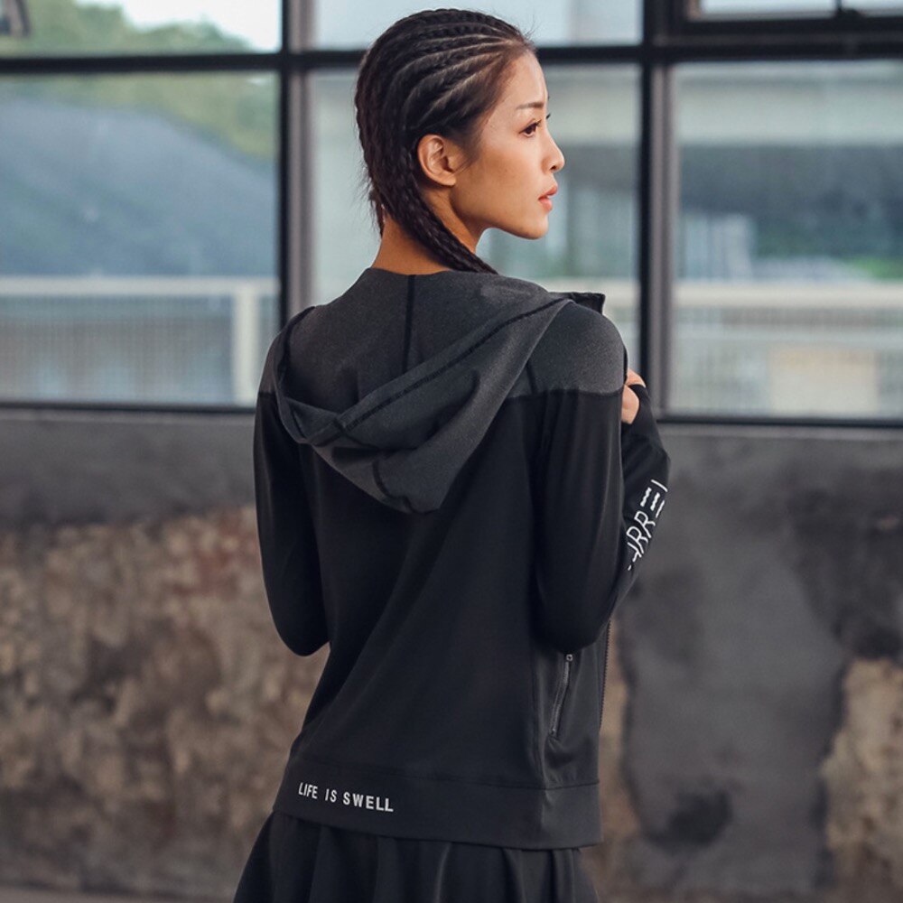 Hooded Women Running Jacket