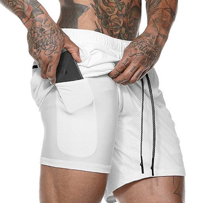 Men's 2 in 1 Running Shorts
