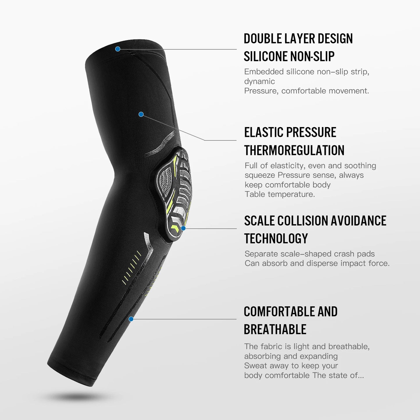 Honeycomb joint anti-collision basketball sports arm protection
