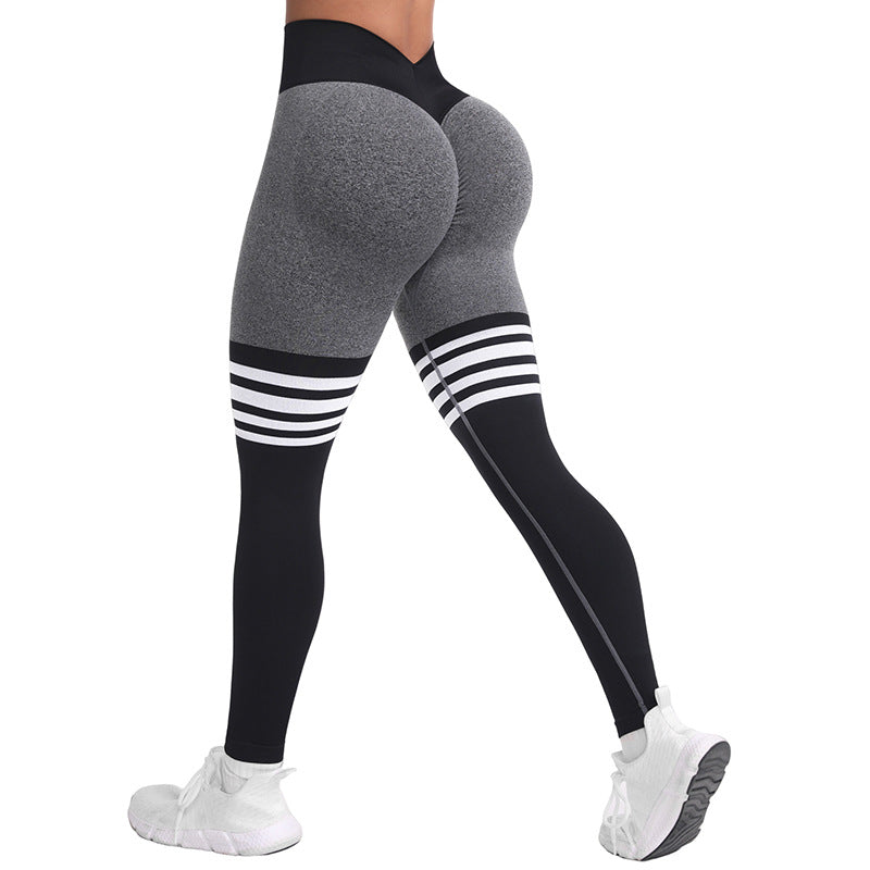Tight fit high waisted sports and fitness pants