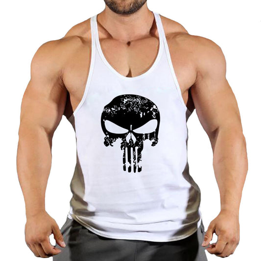 Fitness vest men's loose sleeveless T-shirt
