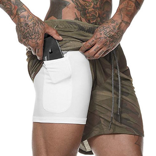 Men's 2 in 1 Running Shorts