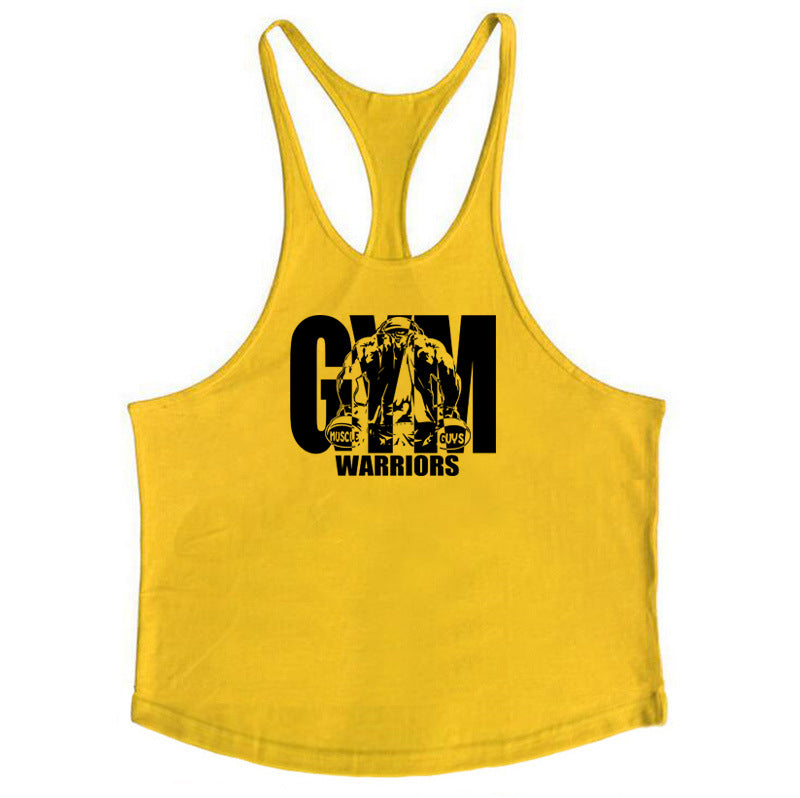 Cotton fitness vest GYM WARRIORS