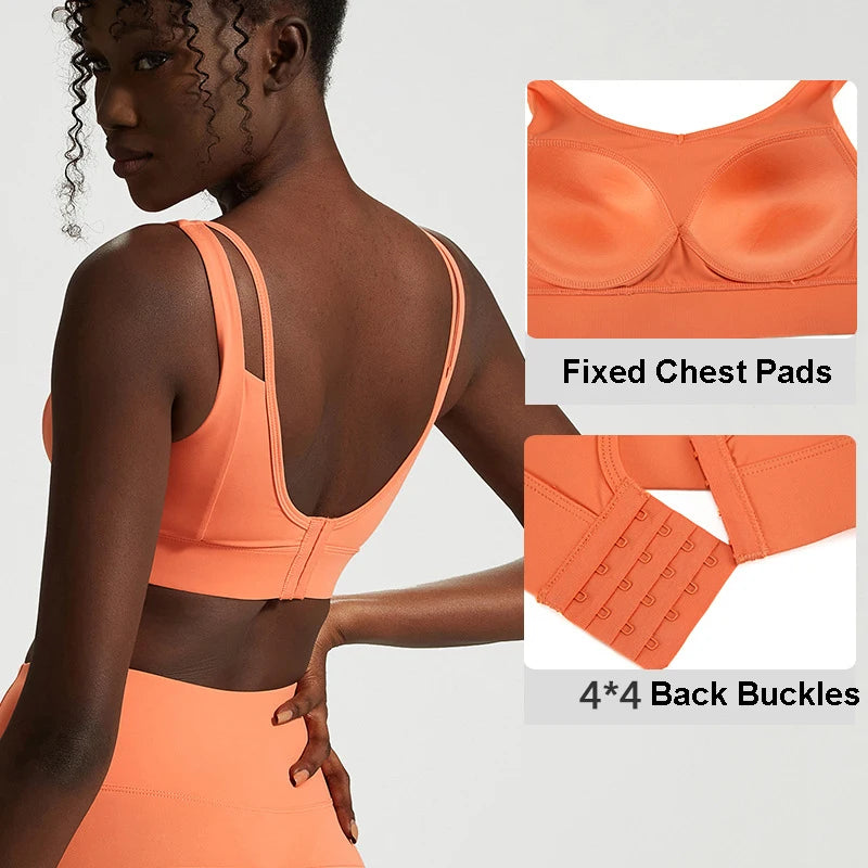 Large size fitness suit for women's quick drying exercise set