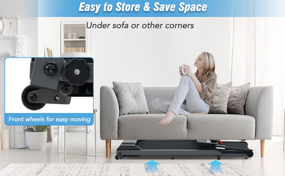 Folding Treadmill with Incline Bluetooth Speaker