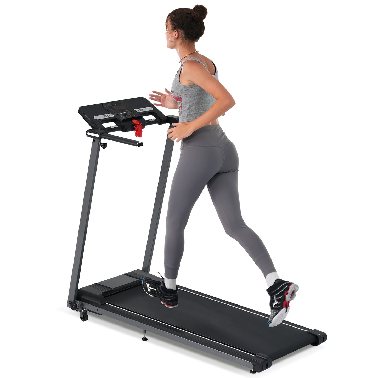Folding Treadmill with Incline Bluetooth Speaker