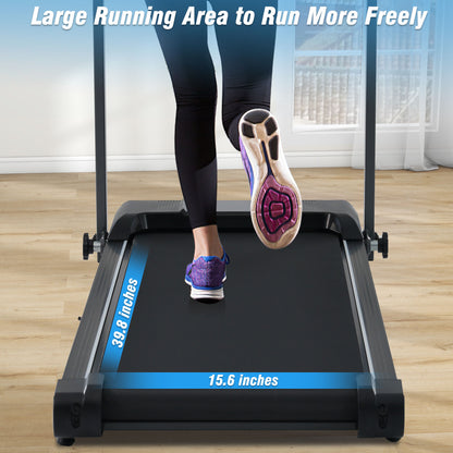 Folding Treadmill with Incline Bluetooth Speaker